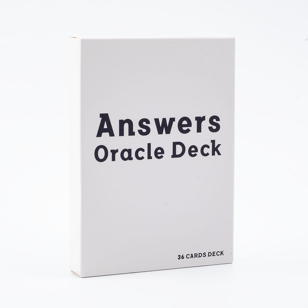 Board Game Quantum - Antworten Orakel-Deck, 36-Karten, Nachrichten, Schlüsselwörter und