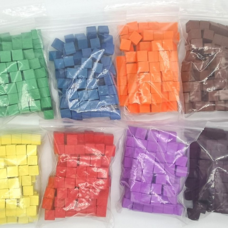 Board Game Verdant - 100 Teile/lose 10mm Holz Würfel Bunte