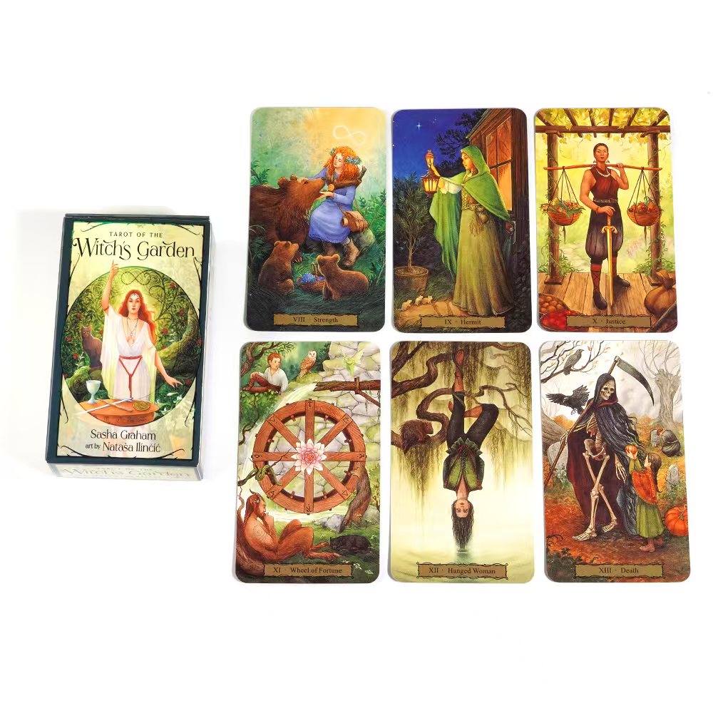 Board Game Quantum - Witch's Garden Tarot Decks Hochwertige Wahrsagerei
