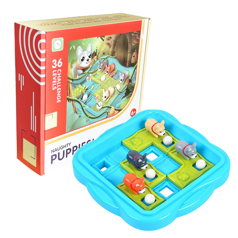 Board Game For 6 Years Old - Brettspiel Naughty Puppies Kinder Lernspielzeug 36