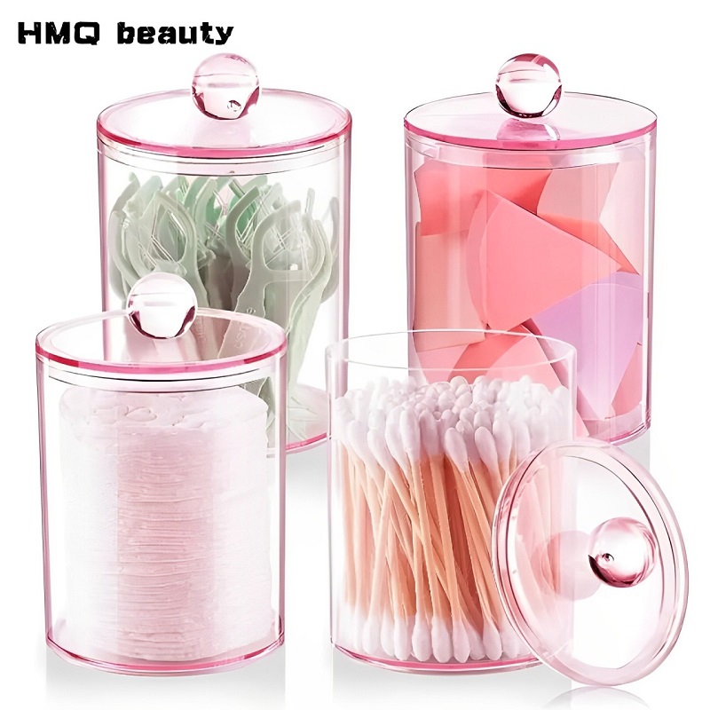 Token Tray Organizer - Transparente Baumwolle Tupfer Lagerung Box Tragbare