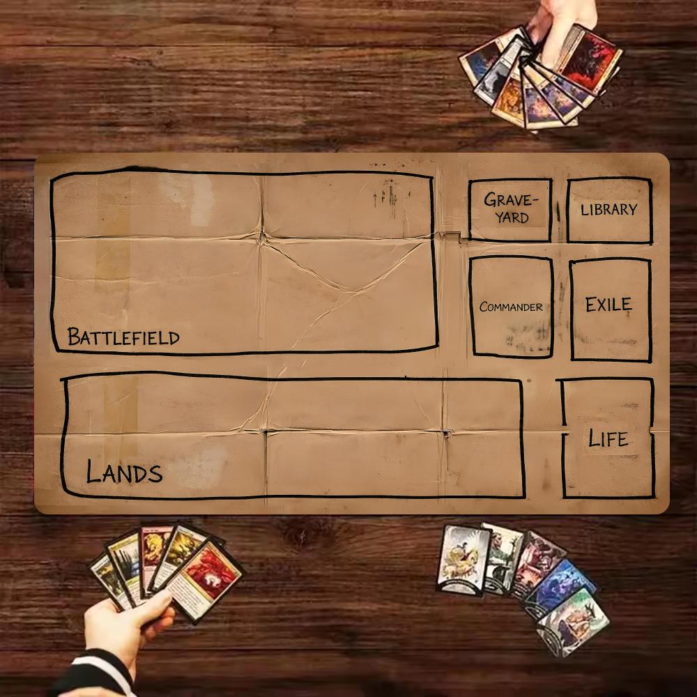 Board Game Zone - Karton-Brettspielmatte Magic Party Games Langlebige Gummimatte
