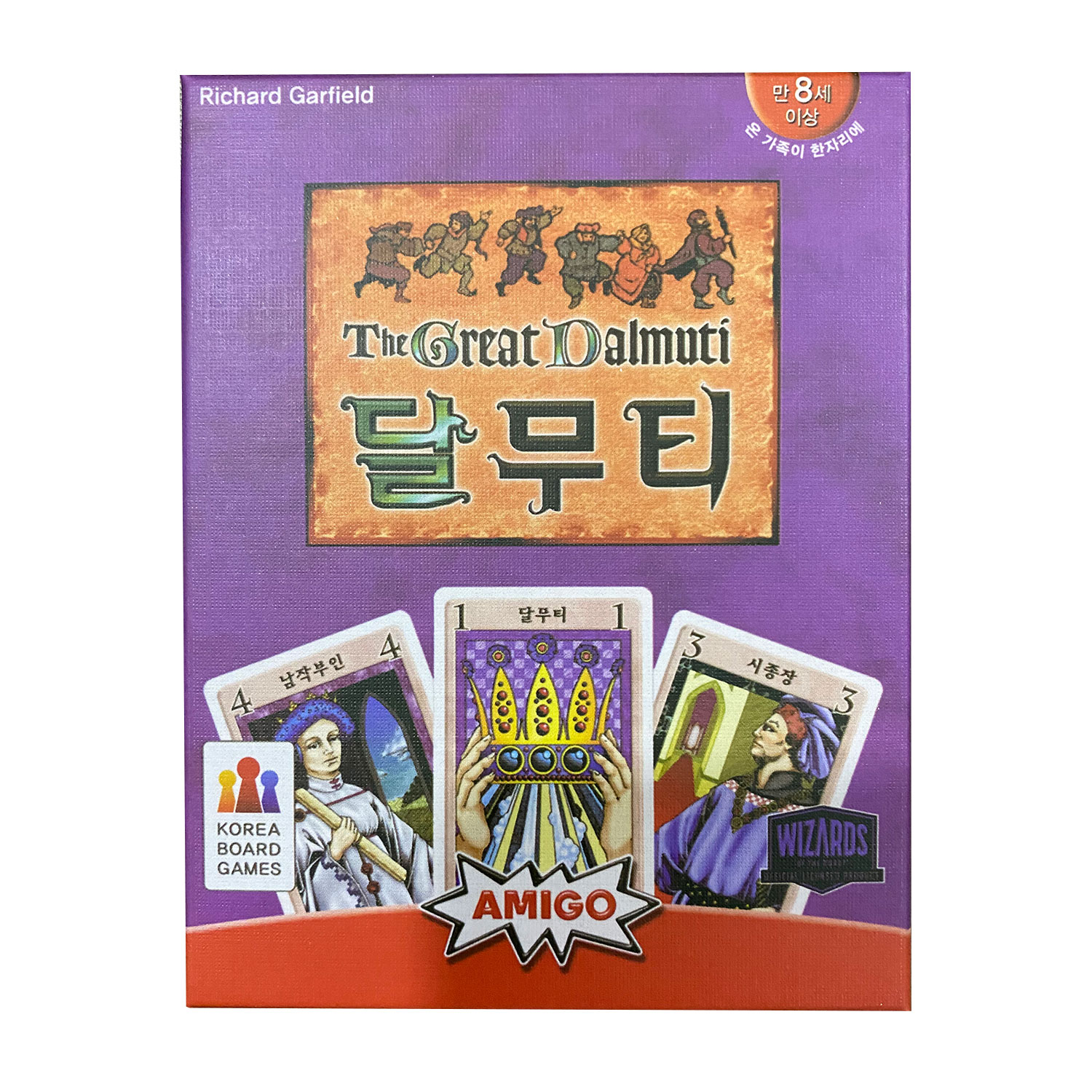 Board Game Instruction - Koreanisches Brettspiel The Great Dalmuti, Dalmuti-Kartenspiel,