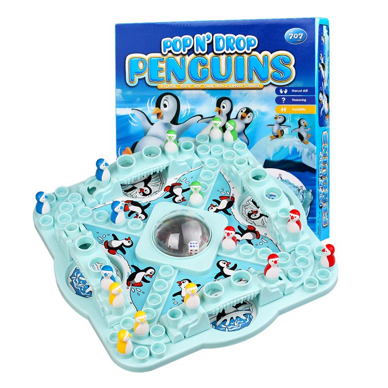 Board Game Harmonies - Partyspiel Pinguin Schachbrettspiel Familienspiel Spielzeug für