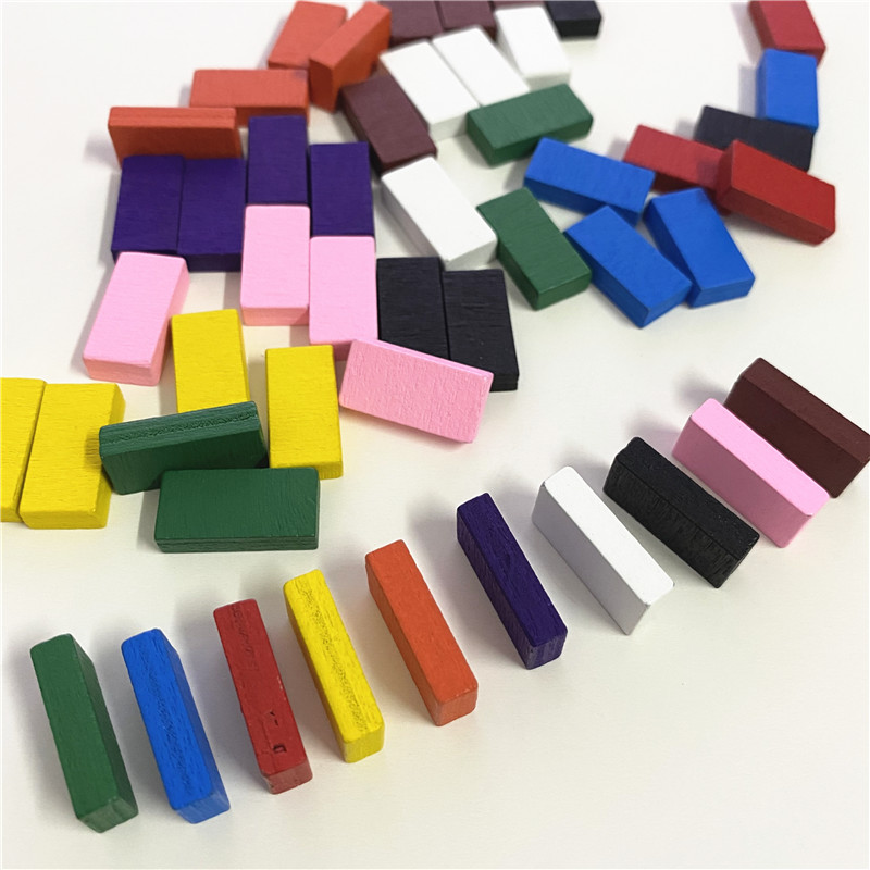 Board Game Verdant - 50 Pcs 20*10*5mm Bunte Ziegel marks
