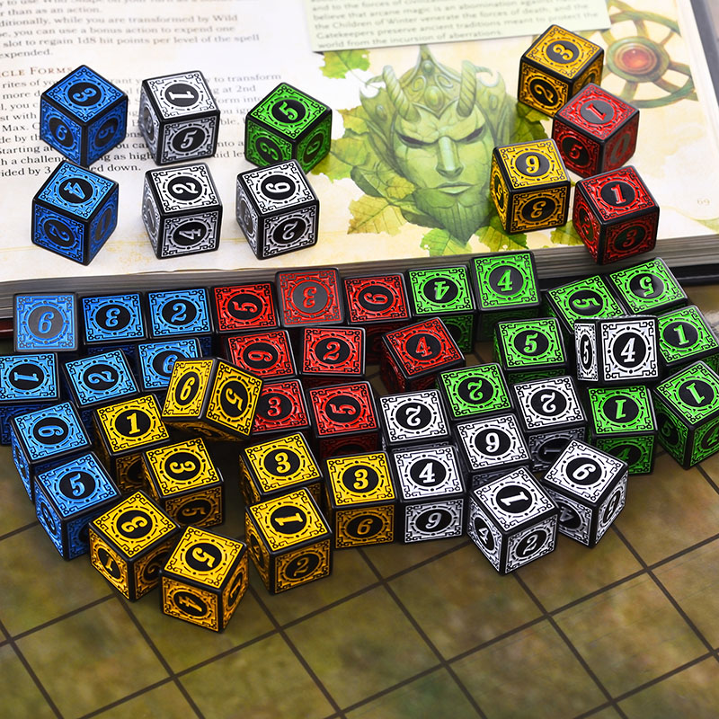 Board Game Dungeons And Dragons - 10 Teile/satz Acryl Würfel Set D6