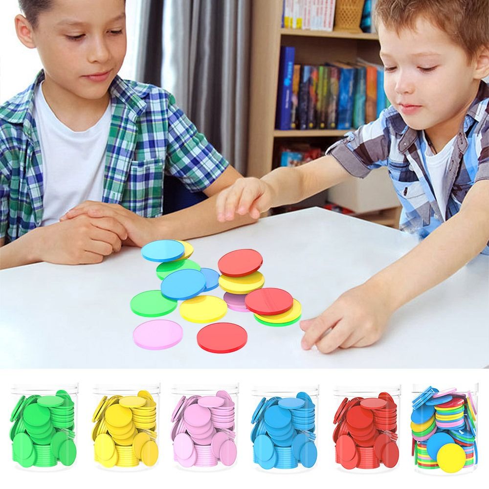 Board Game Verdant - 100 Stück Plastik-Zählchips für Addition und