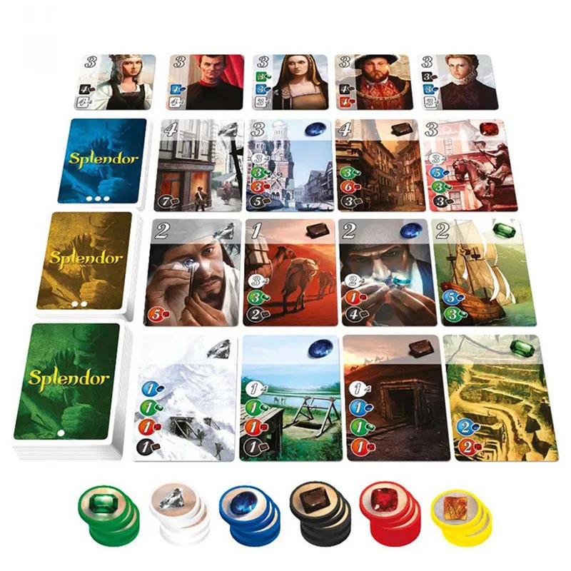 Board Game Verdant - Lustige Rollenspiel Kartenspiele Sammlung Set Karten