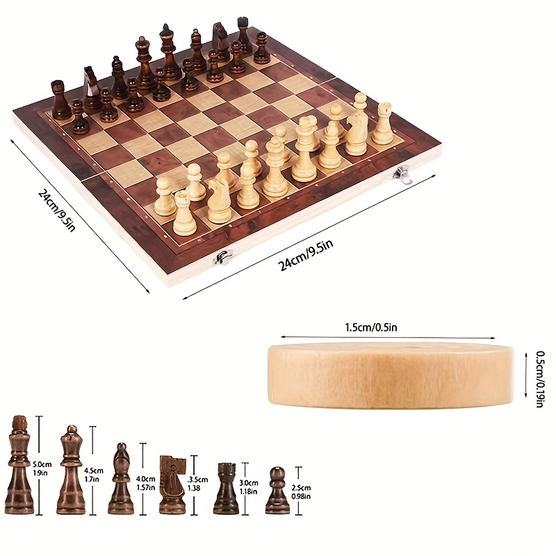 3-in-1-Schachbrett, klappbares – Board Game Zenith Bewertung und Preis