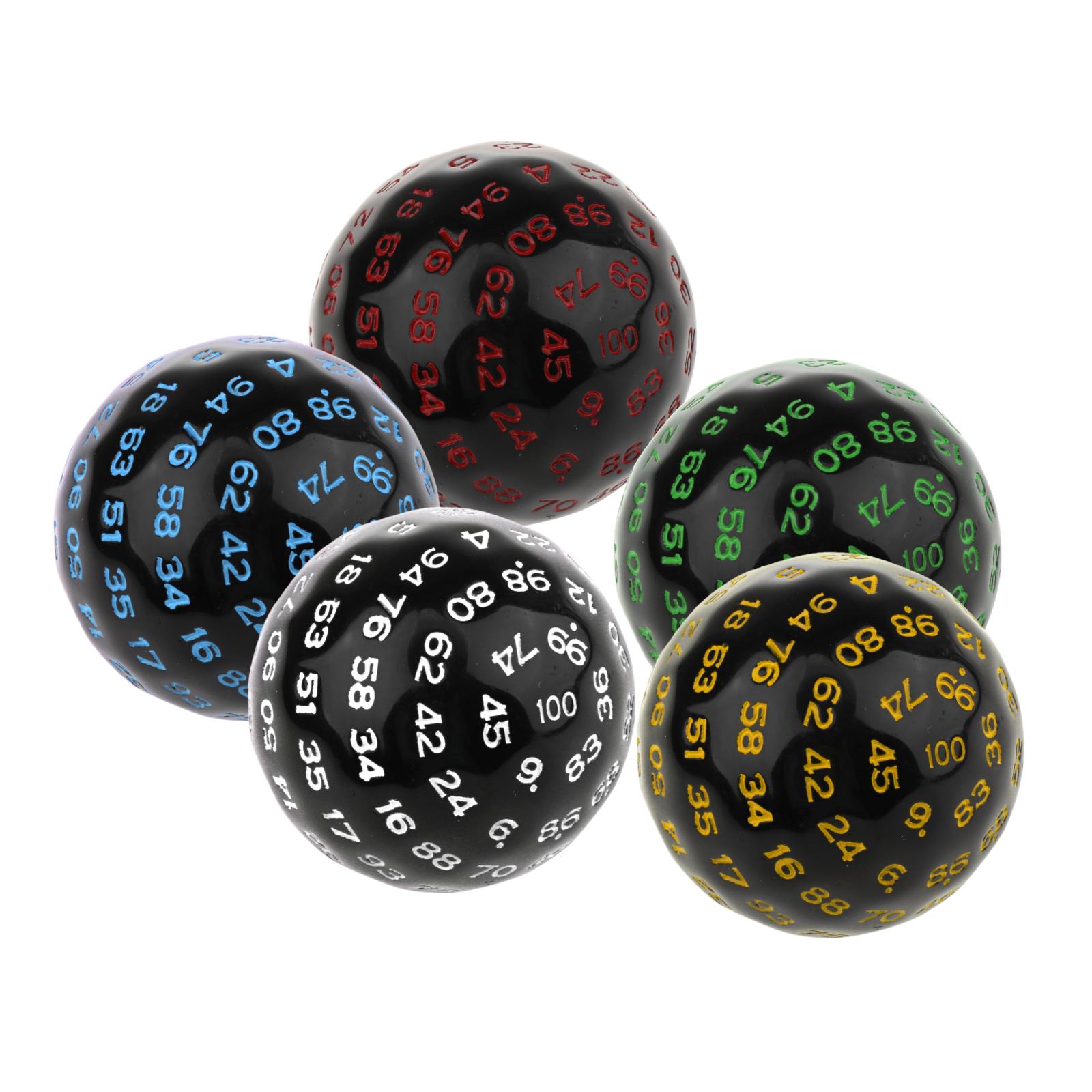 100-seitige Acrylwürfel D100 W – Board Game Roleplay Bewertung und Preis