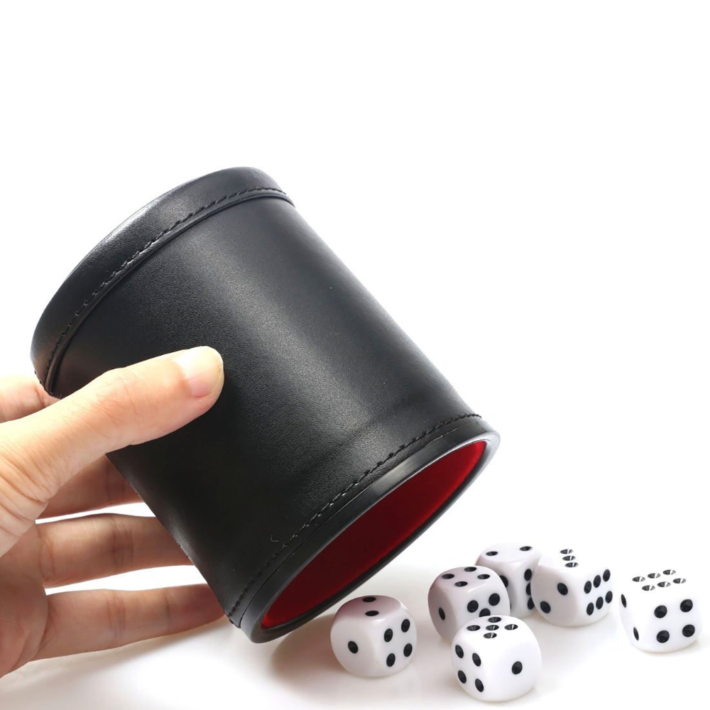 Würfelbecher-Set aus Leder mit – Board Game Yahtzee Bewertung und Preis