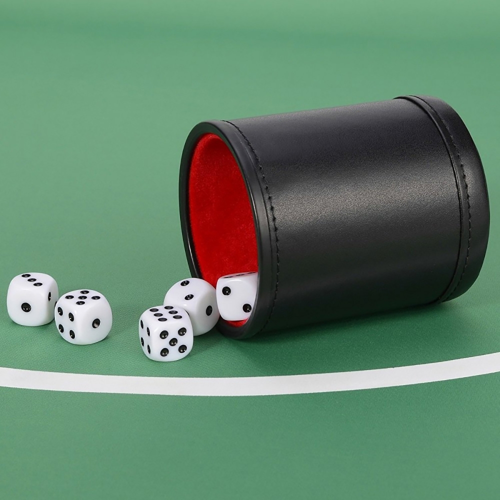 Würfelbecher-Set aus Leder mit – Board Game Yahtzee Bewertung und Preis