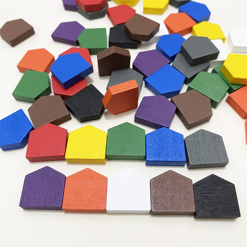 50 Stück 16 * 16 mm bunte Holz – Board Game Verdant Bewertung und Preis