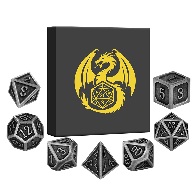 7 teile/satz Metall Polyedrisc – Board Game Roleplay Bewertung und Preis