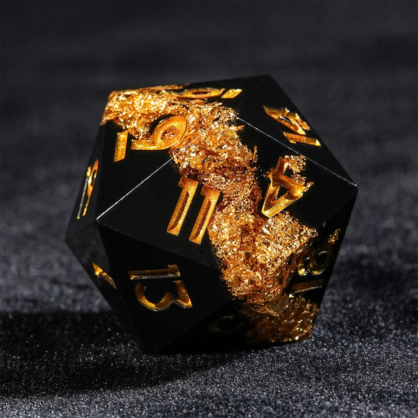 7 Stück DND Würfel Harz Schwar – Board Game Dungeons And Dragons Bewertung und Preis