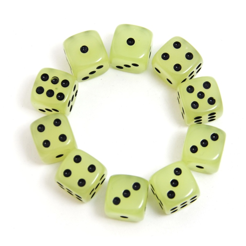 10er-Pack D6 6-Gesichter Würfe – Board Game Yahtzee Bewertung und Preis