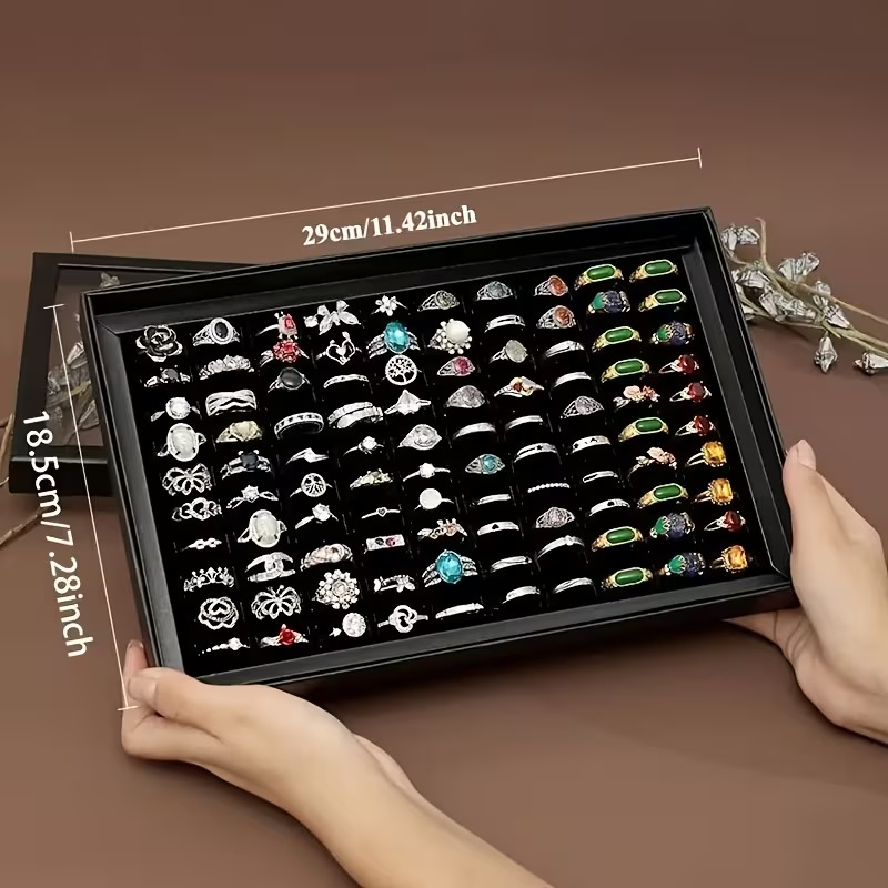 1 Stück schwarze Schmuckaufbew – Token Tray Organizer Bewertung und Preis
