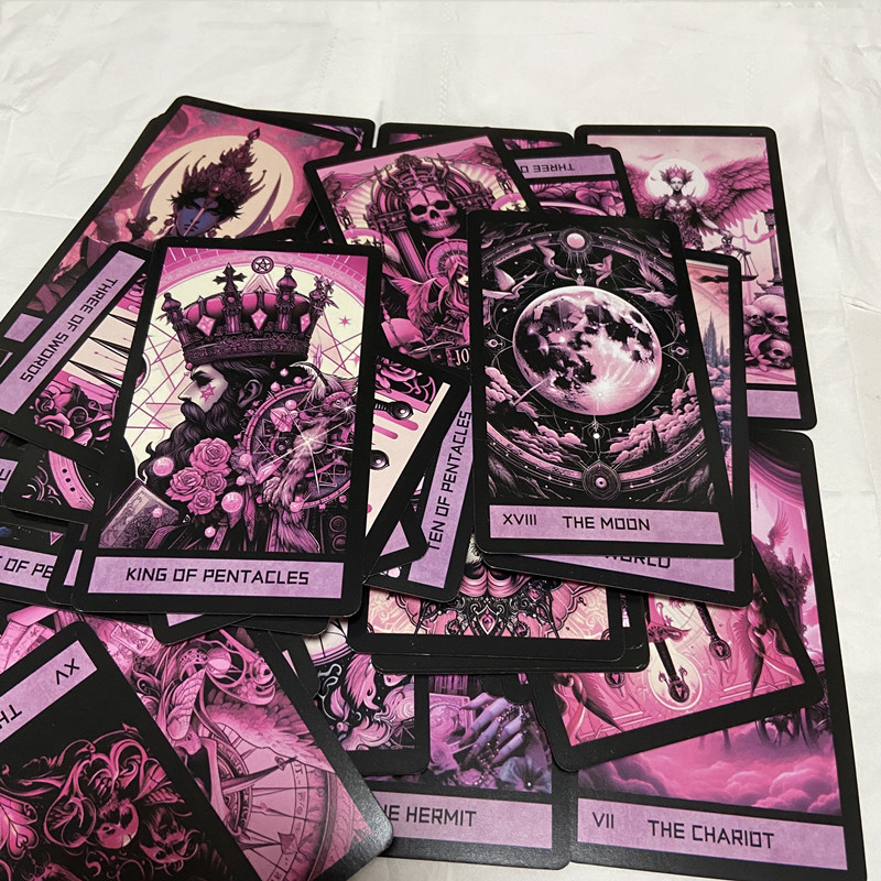 Rosa Gothic-Tarot-Deck, 78 Kar – Board Game Quantum Bewertung und Preis