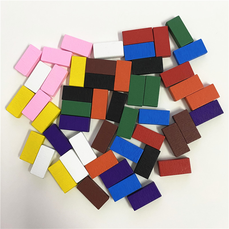 50 Pcs 20*10*5mm Bunte Ziegel  – Board Game Verdant Bewertung und Preis