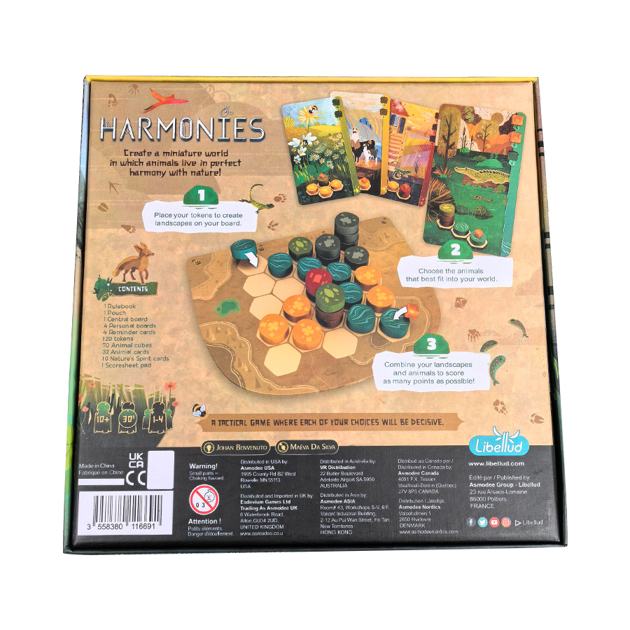 Harmonies – Brettspiele – Krea – Board Game Harmonies Bewertung und Preis