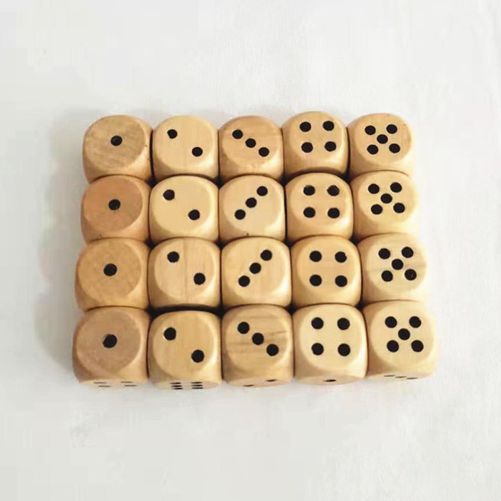 Holz-Sechsseitige Würfelset 2c – Board Game Roleplay Bewertung und Preis
