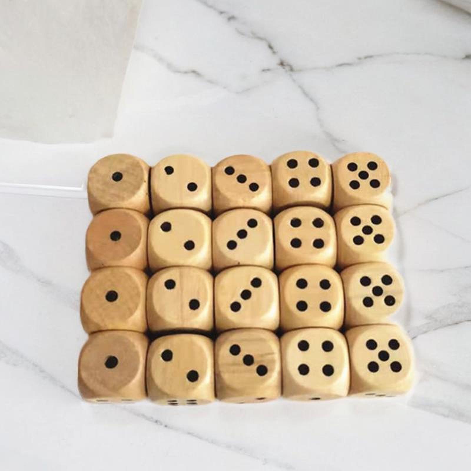 Holz-Sechsseitige Würfelset 2c – Board Game Roleplay Bewertung und Preis