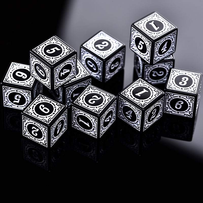 10 Teile/satz Acryl Würfel Set – Board Game Dungeons And Dragons Bewertung und Preis