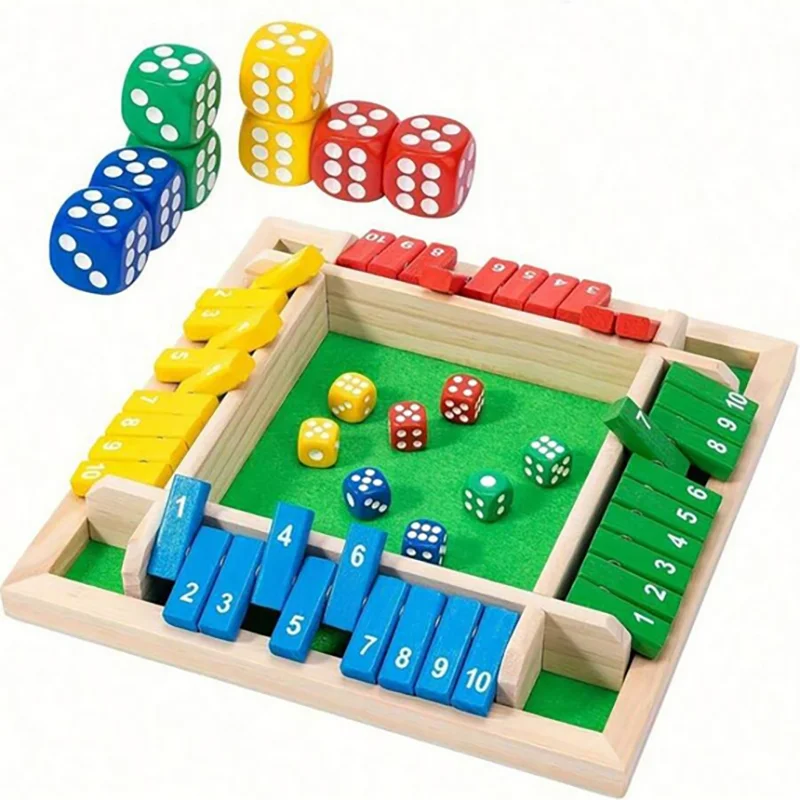Klassisches 4-seitiges Brettsp – Board Game Instruction Bewertung und Preis