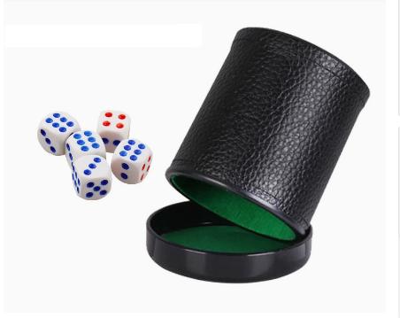 Lederwürfelbecher mit Deckel,  – Board Game Yahtzee Bewertung und Preis