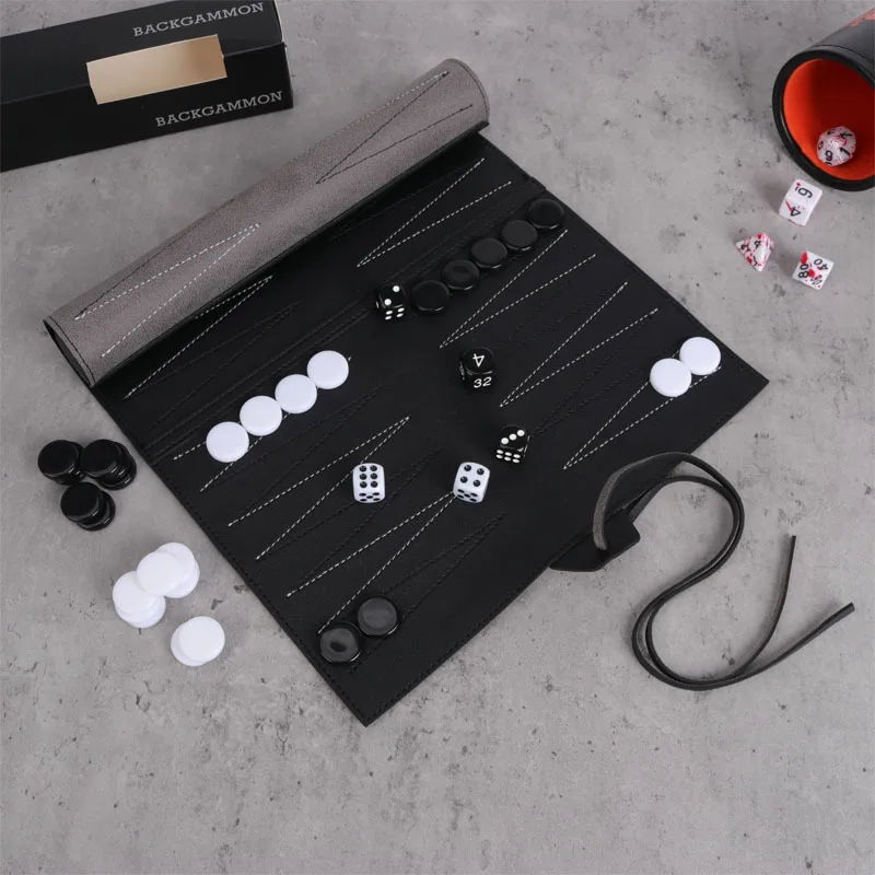 Roll-Up Backgammon-Sets, tragb – Board Game Zenith Bewertung und Preis